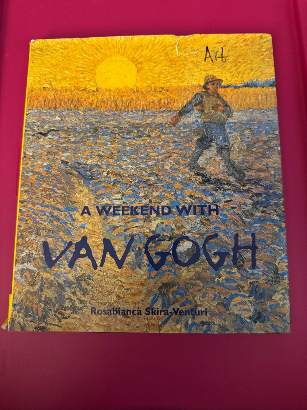 Rizzoli Van Gogh Art Book - Yellow & Blue Cover